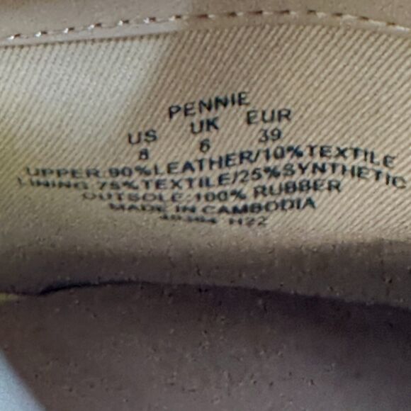 Lauren Ralph Lauren Pennie Espadrille Wedge Pumps Leather Yellow Women 8 NWOB - Picture 10 of 11